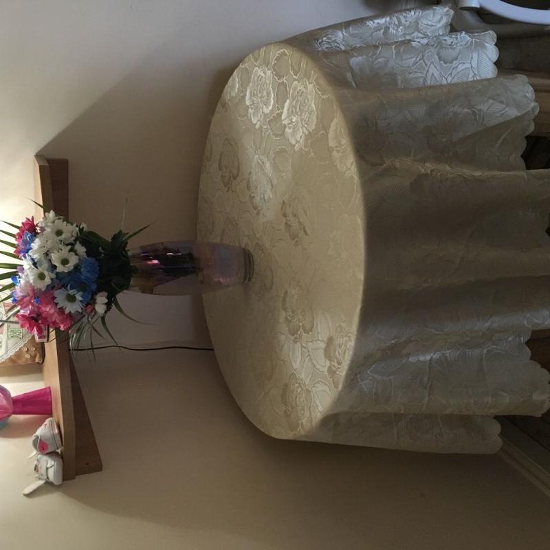 Round table & 4 stools for sale