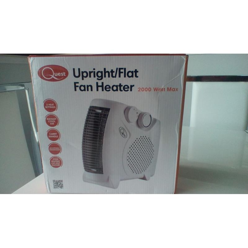 New still in box 2000 watt electric fan heater