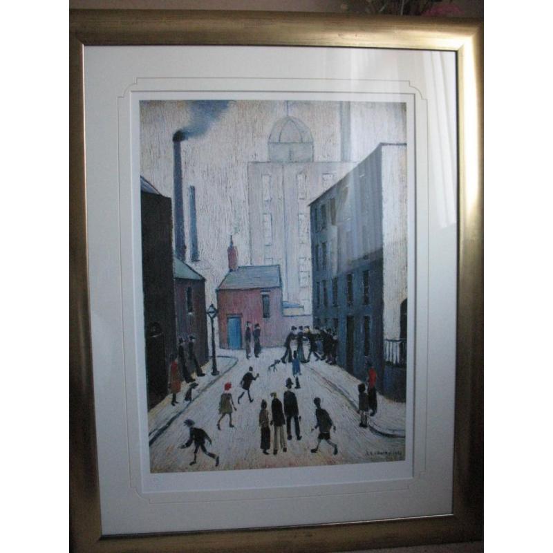 Limited edition gouttelette L.S.Lowry - Industrial Scene