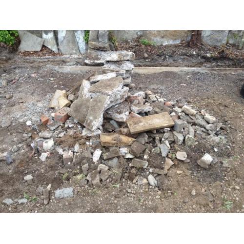 Free large piles of rubble