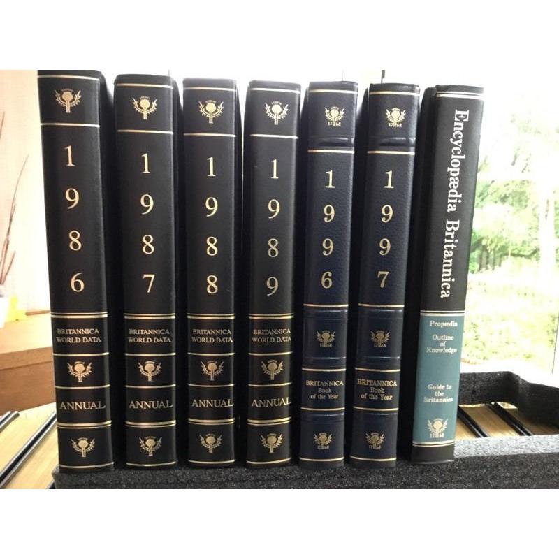 45 volumes of encyclopaedia britannica