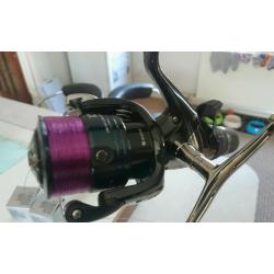 Pair of Shimano xt10000rb plus esp reflex rods 3lb tc