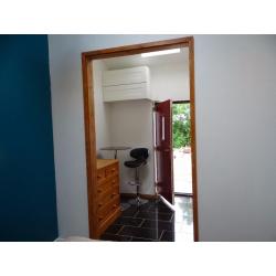Double ensuite bedroom in converted barn