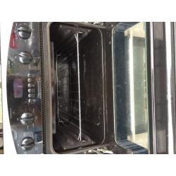 Belling electric integrated double oven and grill.