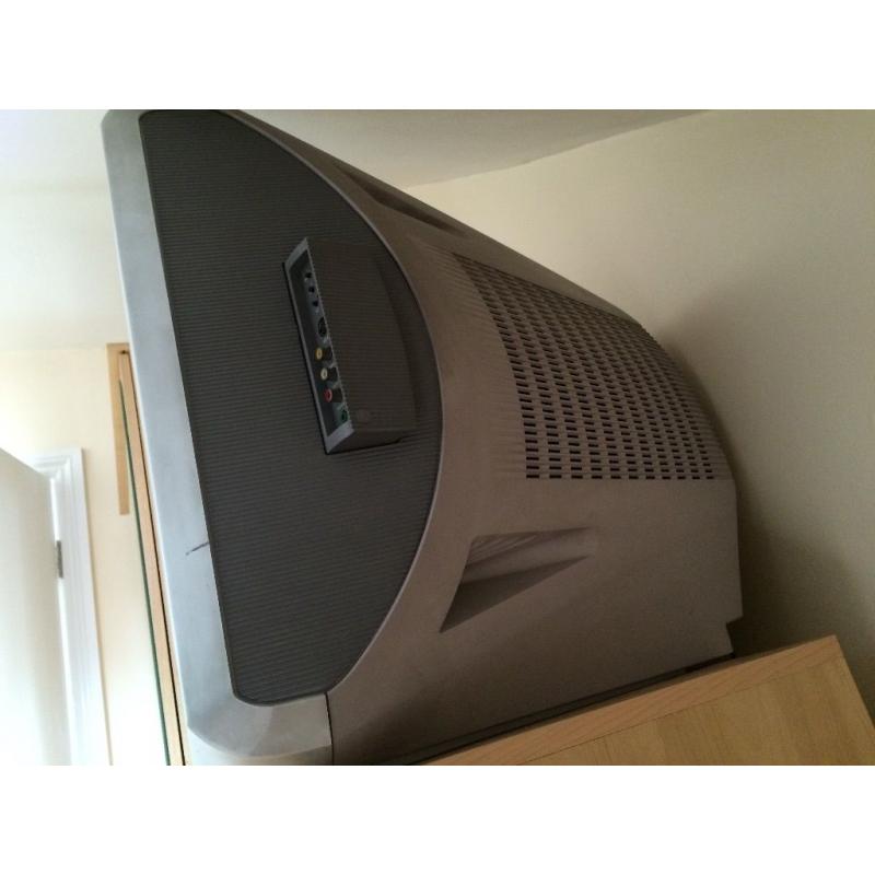 SONY CRT TV 27" with ARIEL and FREEVIEW (Television LCD Plasma LED set top box, remote control)