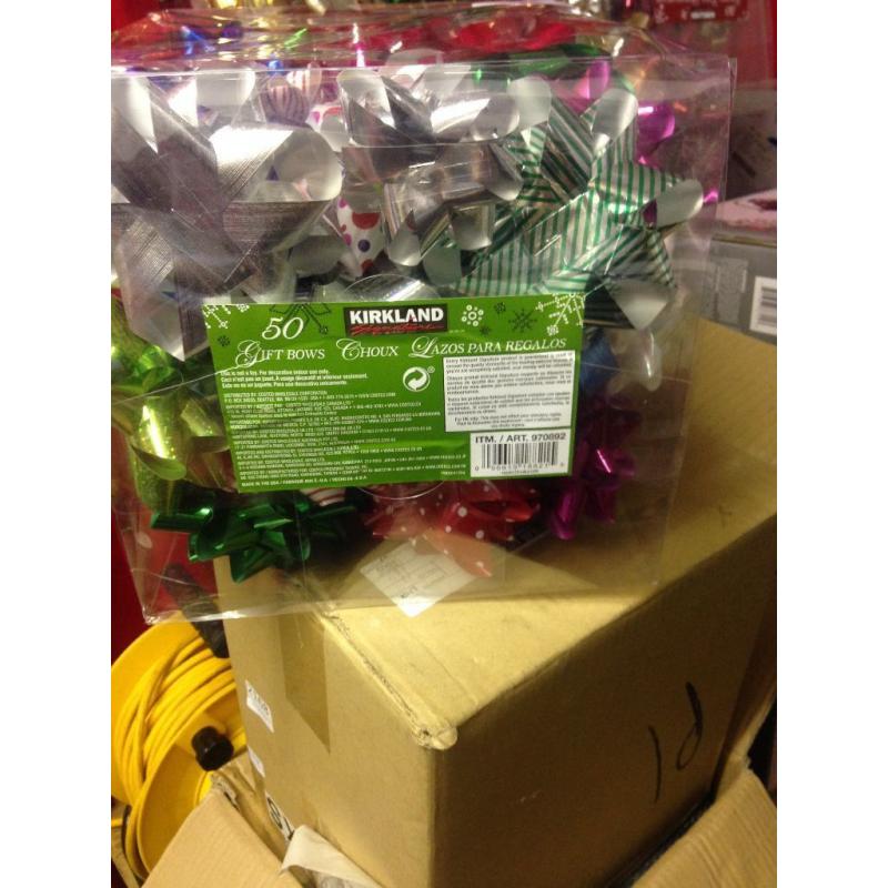 50 christmas gift bows