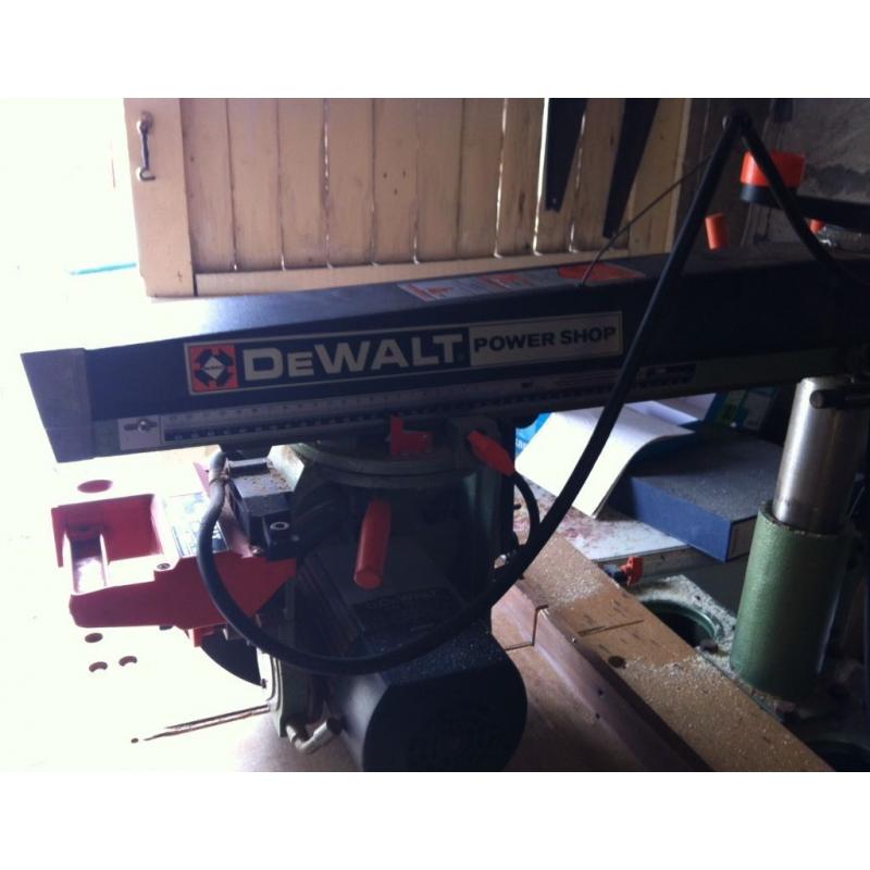 DEWALT POWER SHOP DW 1251 RADIAL ARM SAW