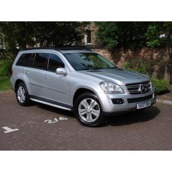 EXCELLENT 4X4 7 SEATER! 2007 MERCEDES-BENZ GL CLASS GL320 3.0 CDI 4 MATIC 5dr AUTO, LEATHER, SAT NAV