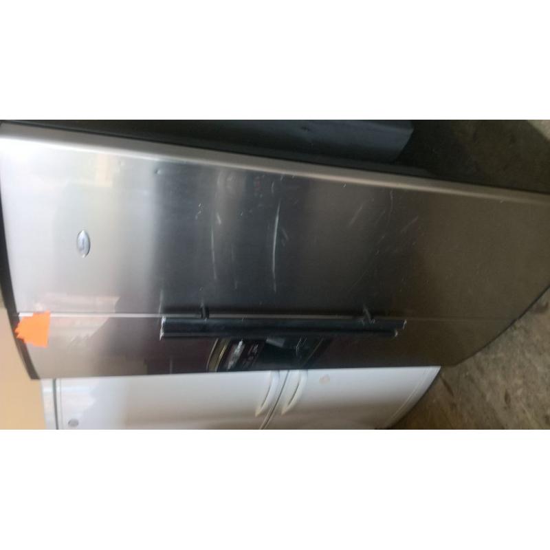 whirlpool silver American fridge freezer ....