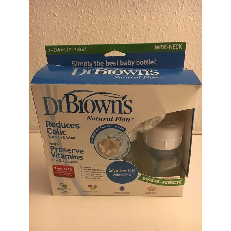 Dr Browns baby bottles starter kit
