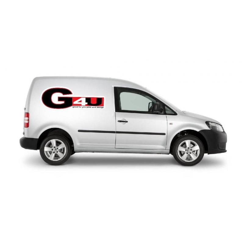 Labels, stickers printing, leaflets same day, vehicle signs, posters, illuminated signs, video signs