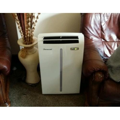 ( HARDLY BEEN USED ) 3 IN 1 FREE STANDING DURACRAFT AIR CONDITION UNIT + PIPE + REMOTE ( ICE COLD )