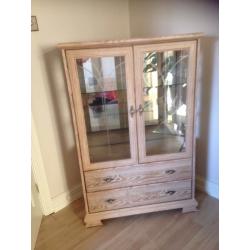 Tv cabinet and display cabinet. Good condition.