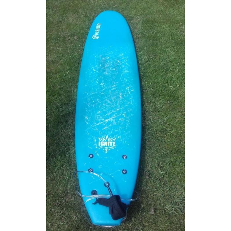 Surfboard - 8ft Vision Ignite softboard