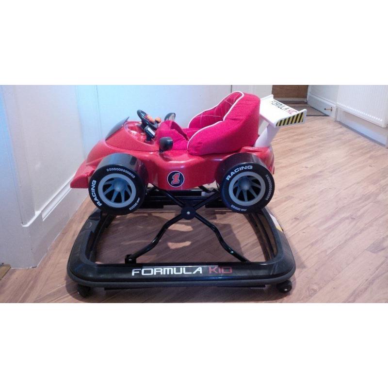 Formula Kid racing car baby walker