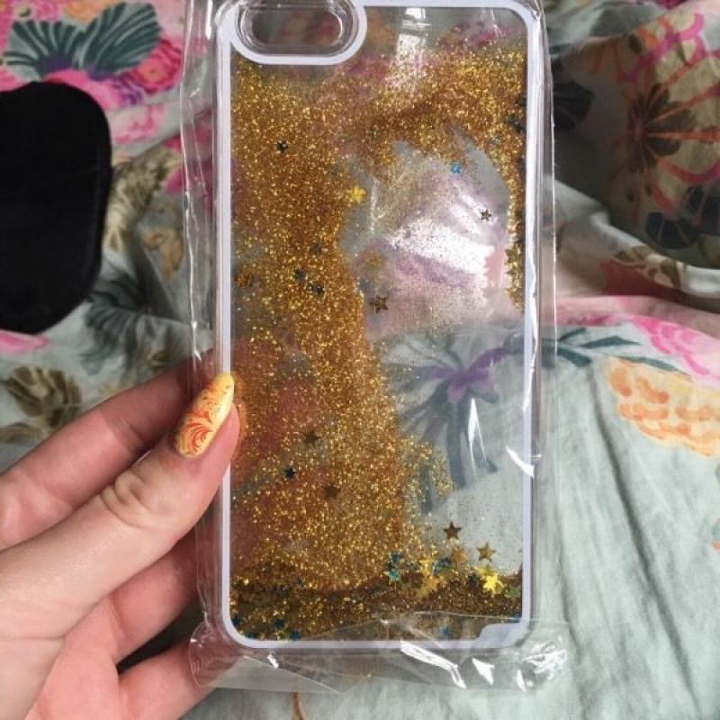 Gold glitter iPhone 6/6s & 6/6s plus cases