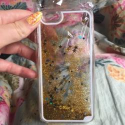 Gold glitter iPhone 6/6s & 6/6s plus cases