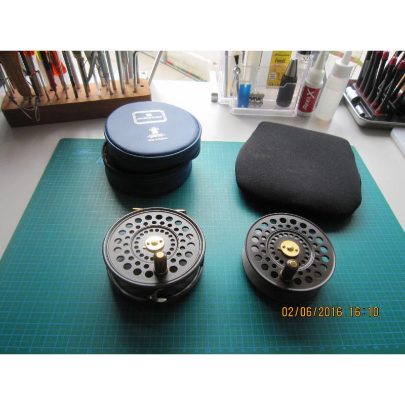 Hardy St. Aiden #8 fly reel + new spare spool.