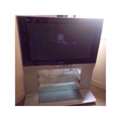 Panasonic TV on stand - Roath Collection
