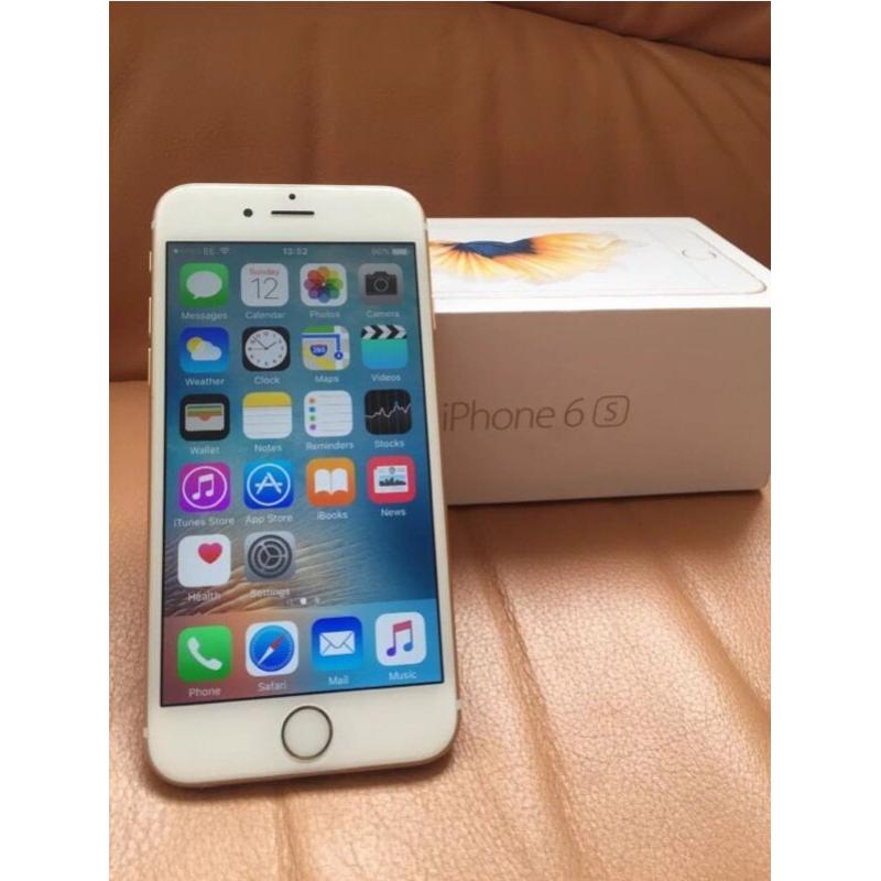 iPhone 6s 16gb gold on EE