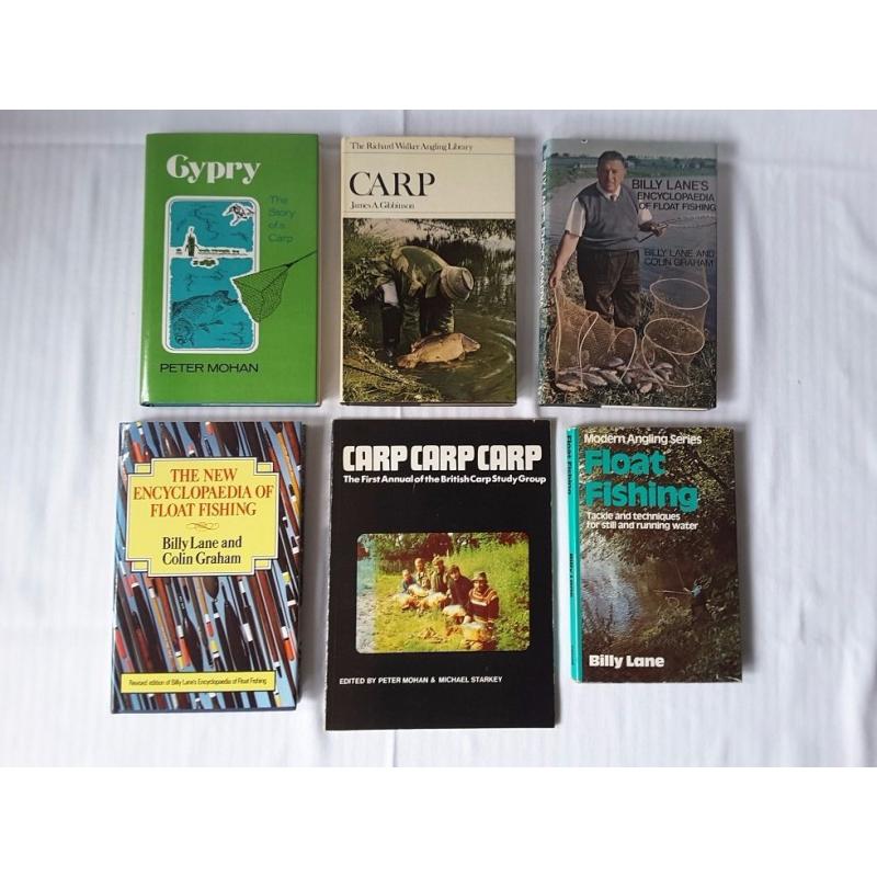 CARP AND COARSE FISHING Books from the 60s and 70s