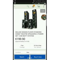 Beng V9B home theatre & amp