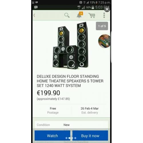Beng V9B home theatre & amp