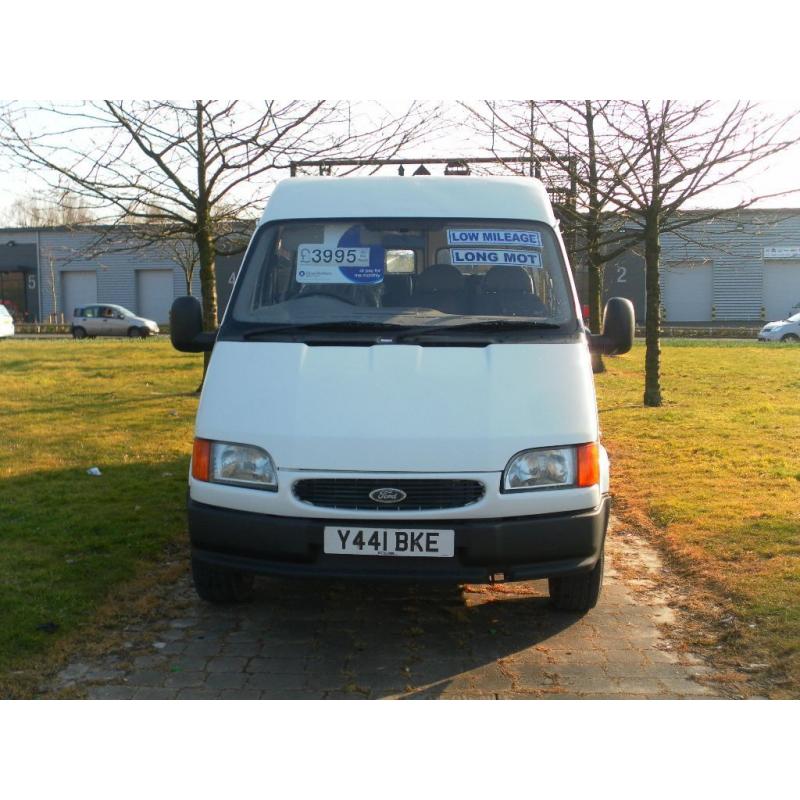 2001 Smiley Ford Transit Minibus (one owner) (Only 65,000 Miles) 12 Months Mot. Immaculate Condtion