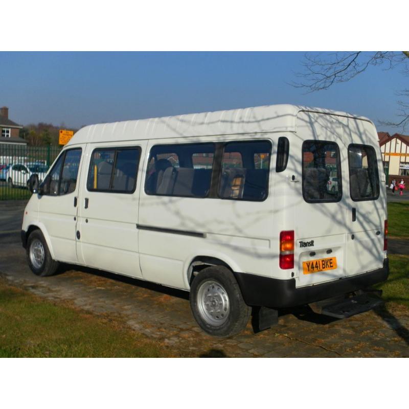 2001 Smiley Ford Transit Minibus (one owner) (Only 65,000 Miles) 12 Months Mot. Immaculate Condtion