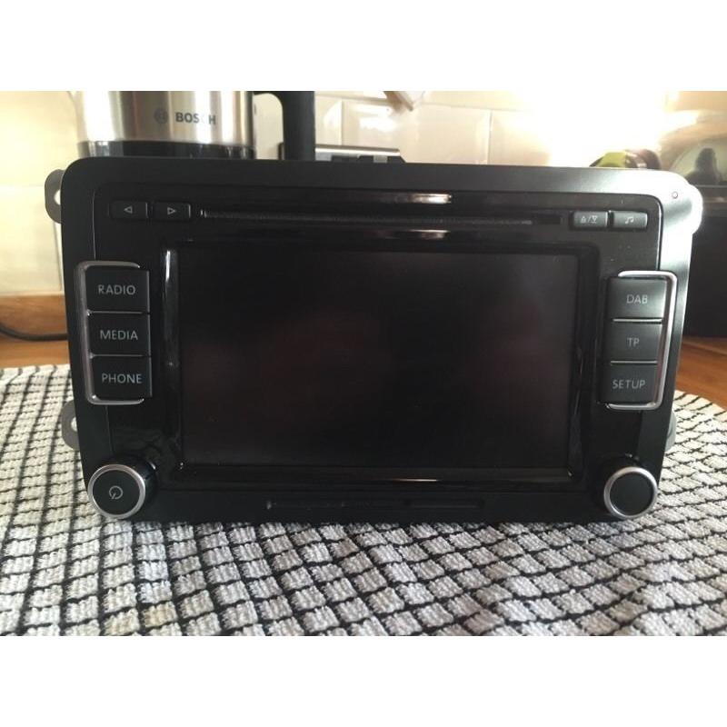 VW RCD 510 6 disc DAB radio golf Tiguan Passat scirocco (not rns 510)