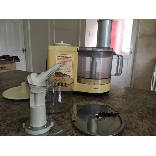Braun multipractic deluxe food processor