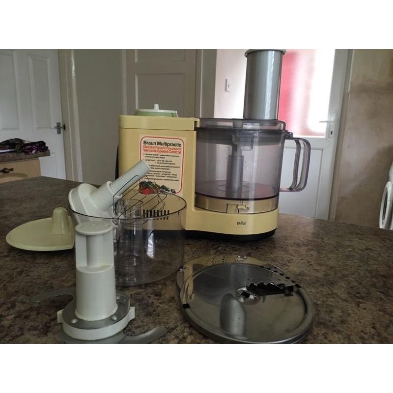 Braun multipractic deluxe food processor