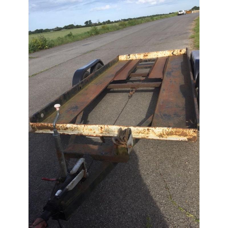 Twin Axel, Braked Car Trailer