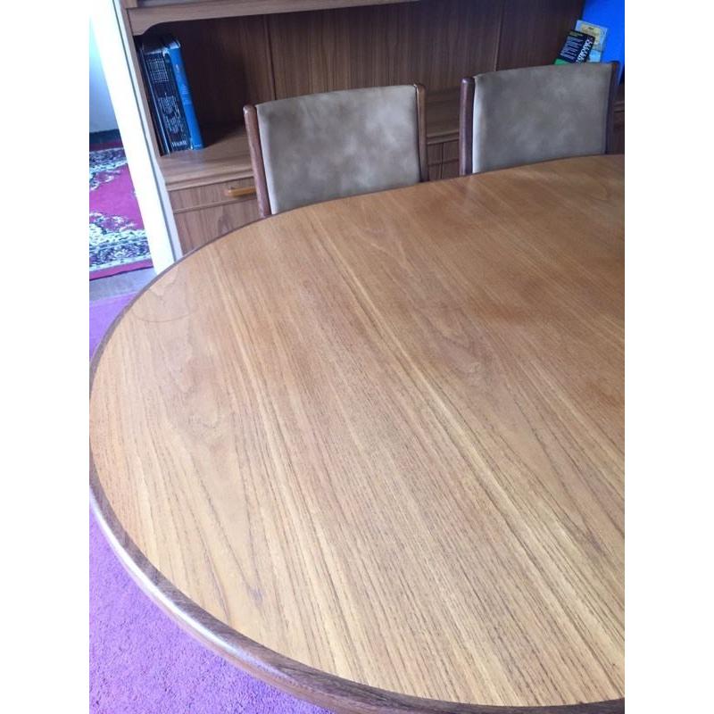 G Plan Dining Table & Chairs