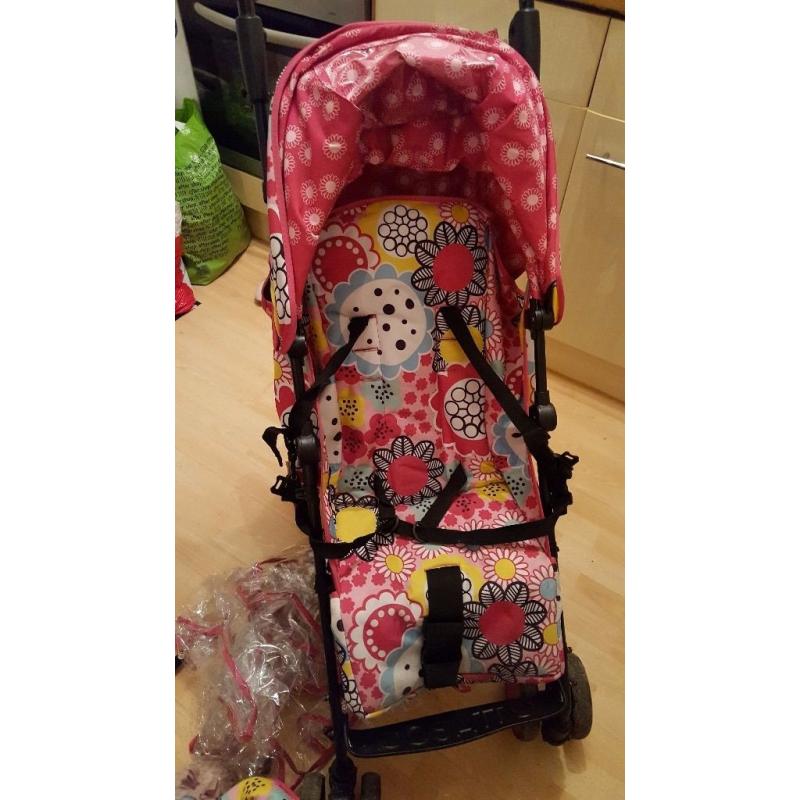 Costtoco pink floral buggy