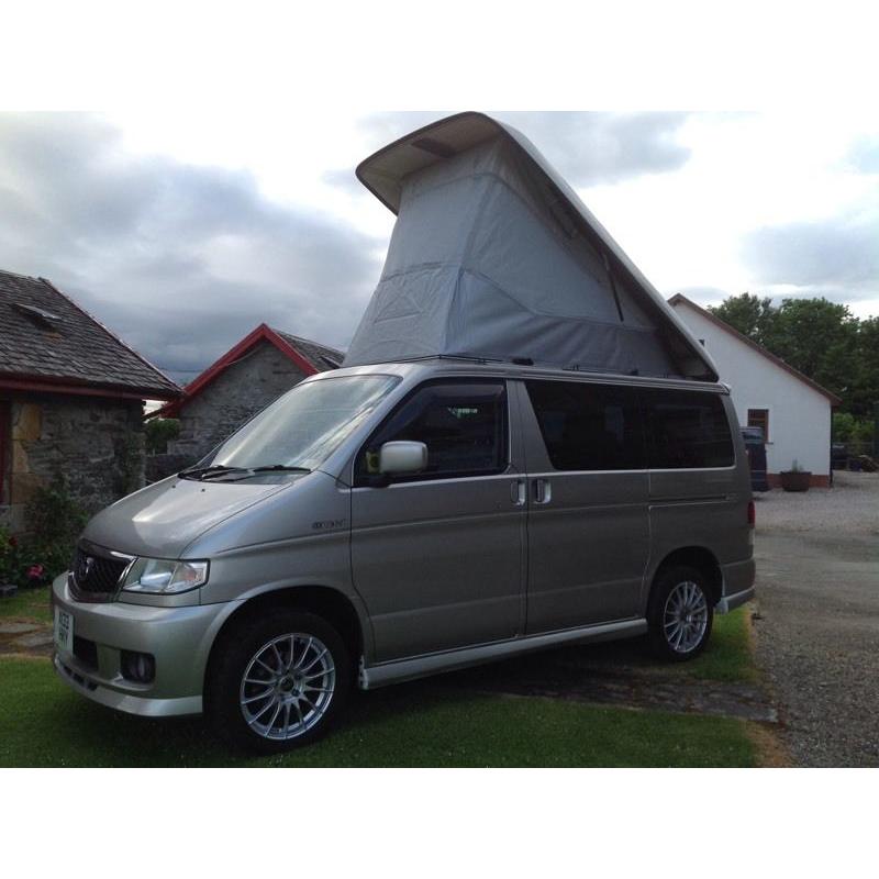 Mazda Bongo Ford Friendee 8 seats pop up roof camper van V6