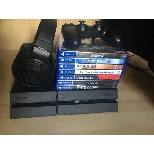 SWAP... 500gb ps4 / 6 games / razer kraken chroma 7.1 ... For IPad