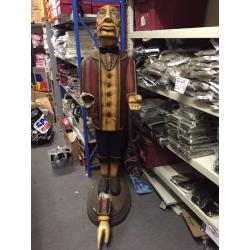 Large resin butler man figure