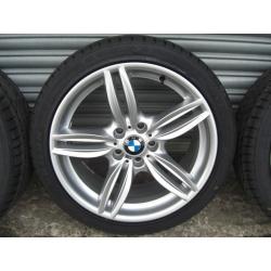 GENUINE BMW 19" M SPORT ALLOYS AND TYRES