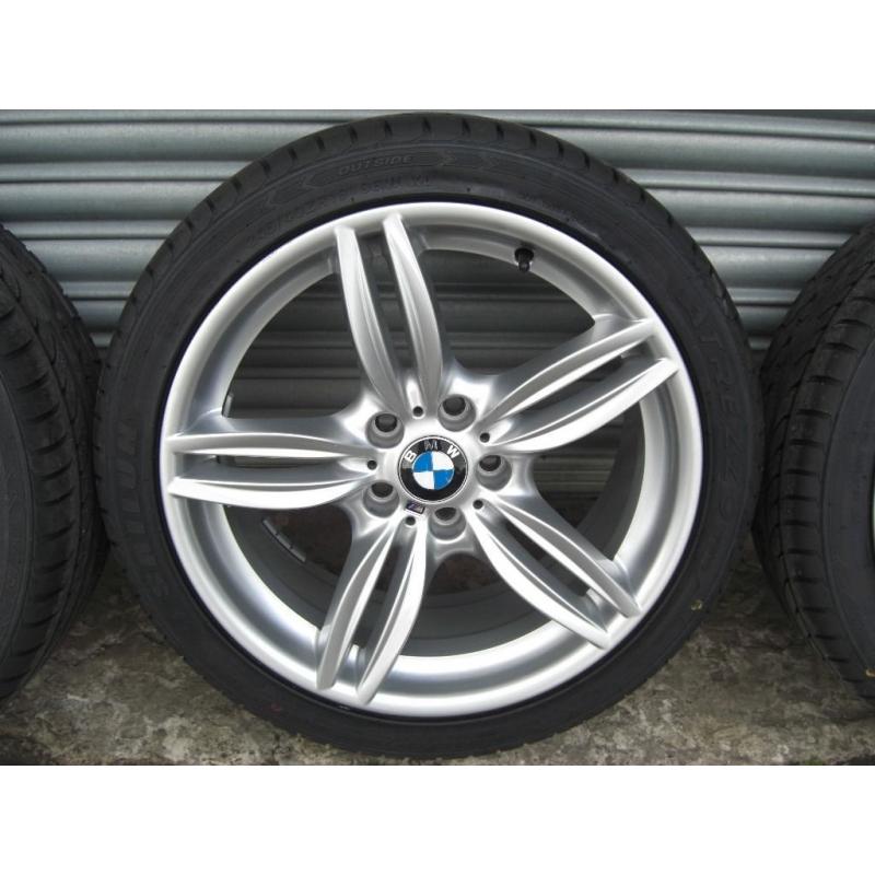 GENUINE BMW 19" M SPORT ALLOYS AND TYRES