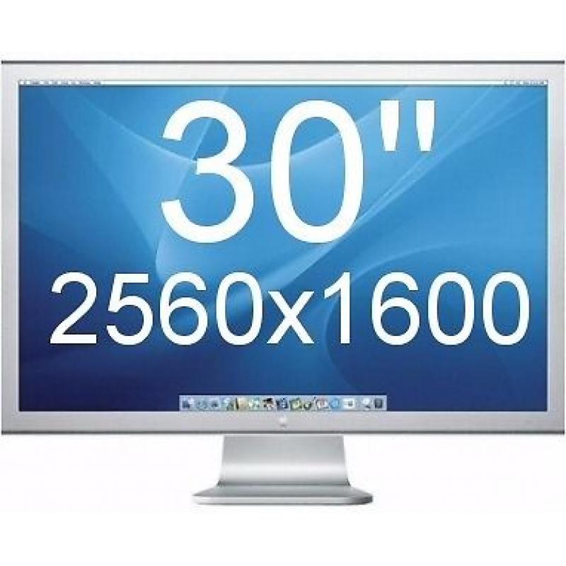 **HUGE** 30" APPLE HD Cinema Display/Monitor 2560x1600 **1 YEAR WARRANTY**