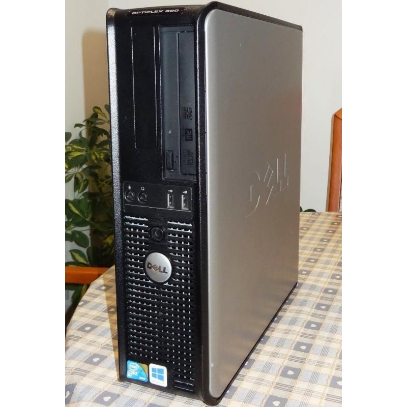 DELL OPTIPLEX 380 DESKTOP PC - WINDOWS 10 PRO - CHOICE OF 320 OR 500GB HARD DRIVE