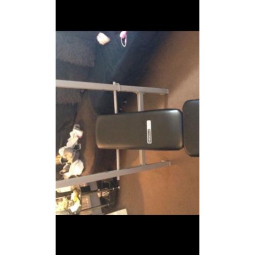 Weight bench 60kilo steel plates