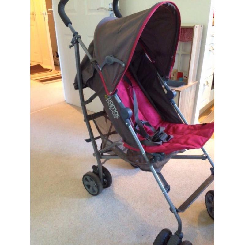 mamasandpapas Kato 2 buggy push chair stroller pram excellent condition in Pink.