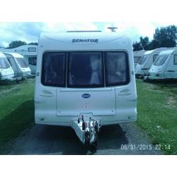 baley senator 2 berth 2000 model woth motor mover awaning lots extros