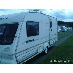 baley senator 2 berth 2000 model woth motor mover awaning lots extros