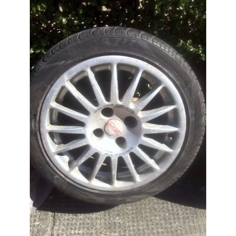 ***15 in OZ Alloys with Tyres***