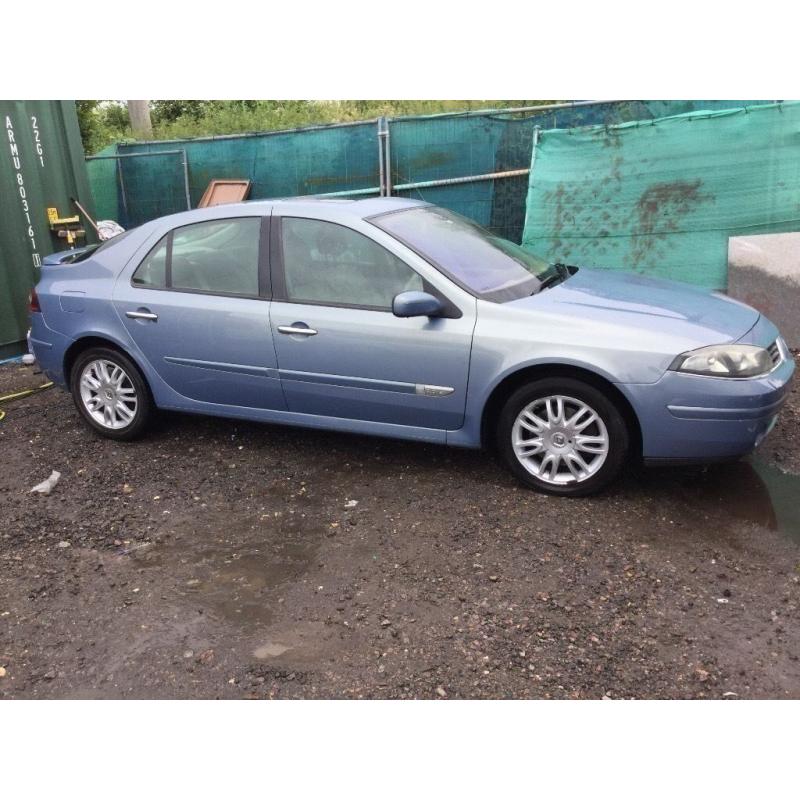55reg Renault Laguna privealage in vgc lovely driver anytrial welcome in lovely metallic blue