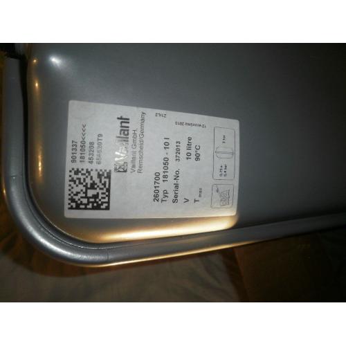 Expansion vessel for Valliant boiler - 181050-10 L/90 C (serial number 372013)