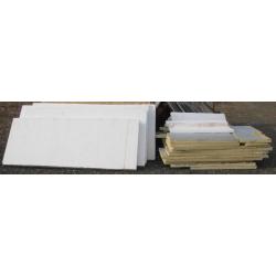 Quantity of Reclaimed thick Insulation Sheets Boards